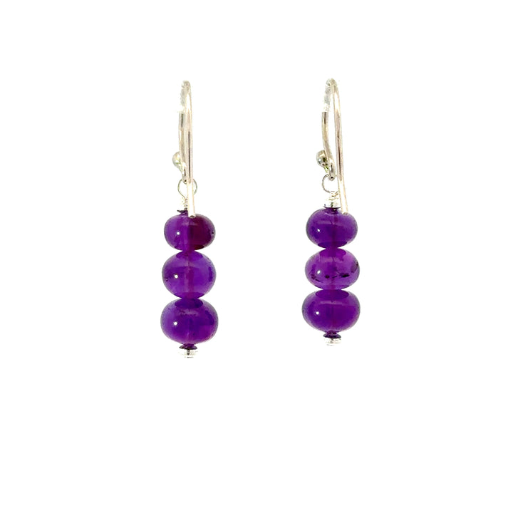 Gemstone Dangle Earrings in Sterling Silver