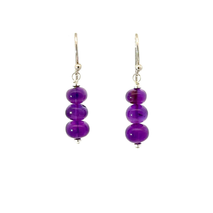 Gemstone Dangle Earrings in Sterling Silver
