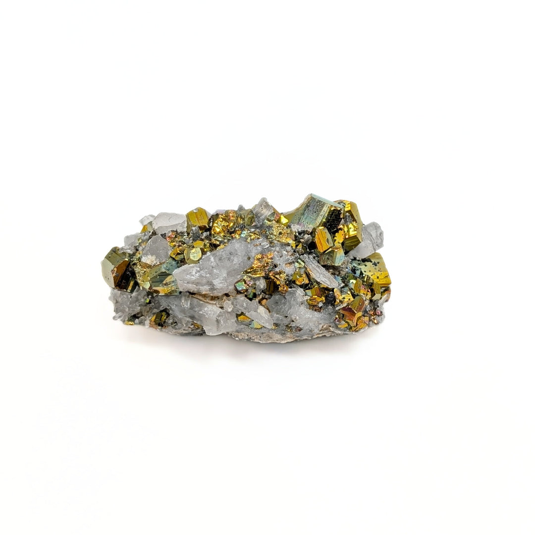 Rainbow Pyrite & Quartz Freeform