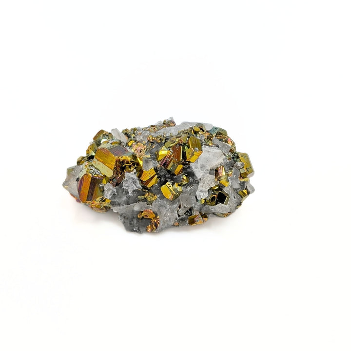 Rainbow Pyrite & Quartz Freeform
