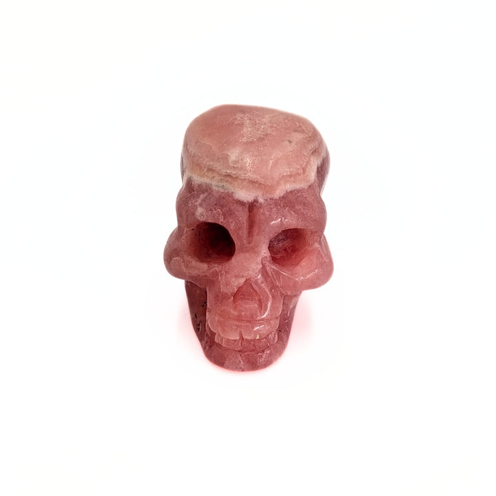 Small Rhodochrosite Skull Figurine