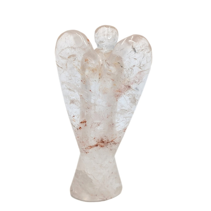 Clear Quartz Carved Angel Figurine