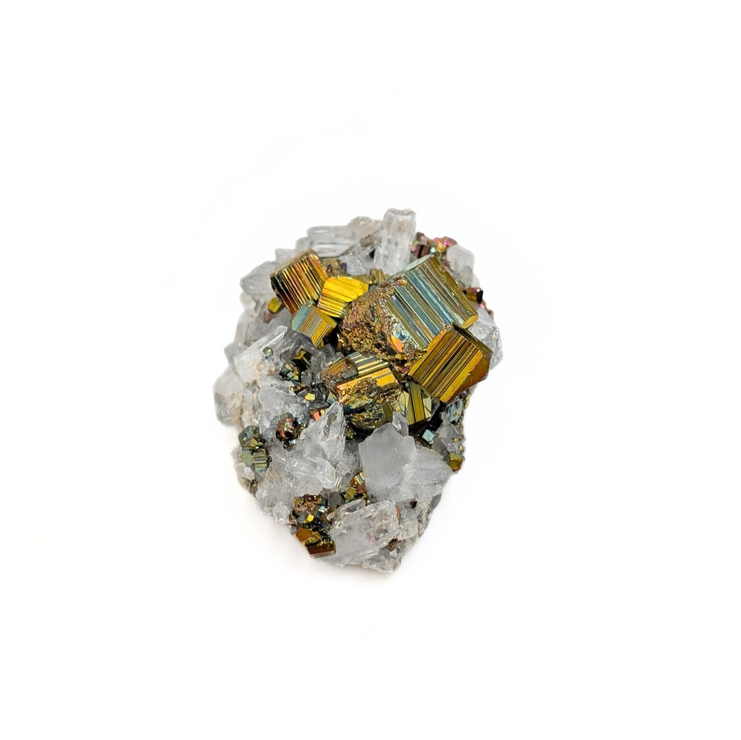 Rainbow Pyrite & Quartz Freeform