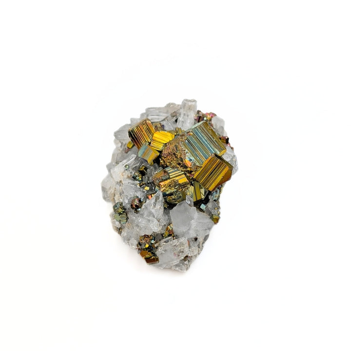 Rainbow Pyrite & Quartz Freeform