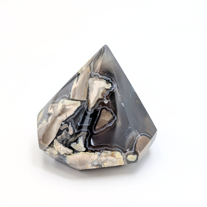 Volcanic Agate Octagonal Point