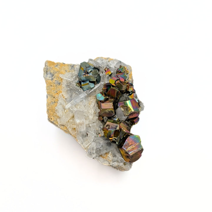Rainbow Pyrite & Quartz Freeform