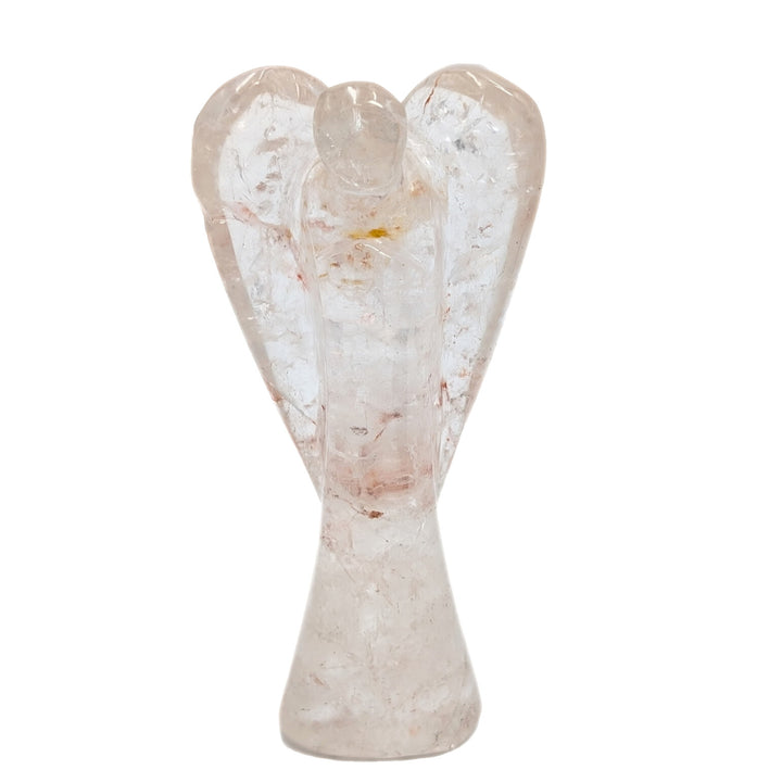 Clear Quartz Carved Angel Figurine