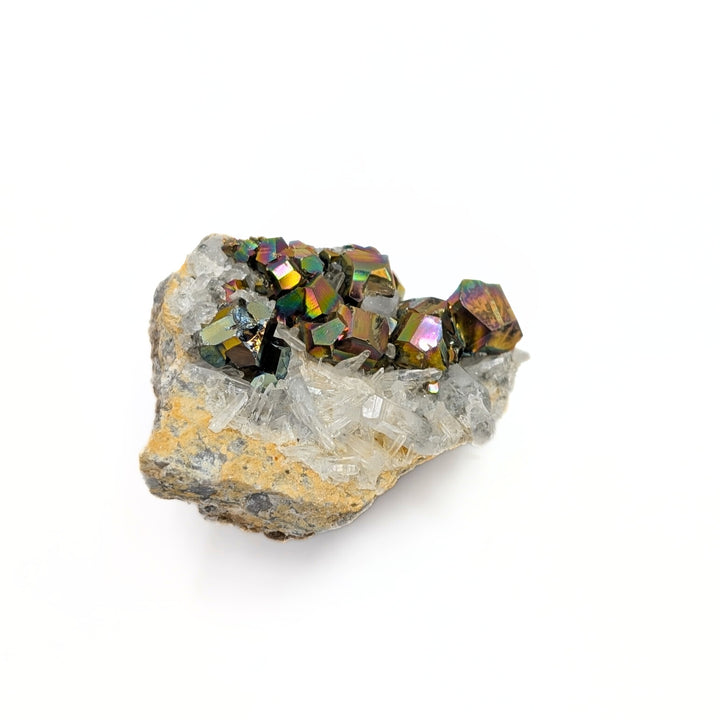 Rainbow Pyrite & Quartz Freeform