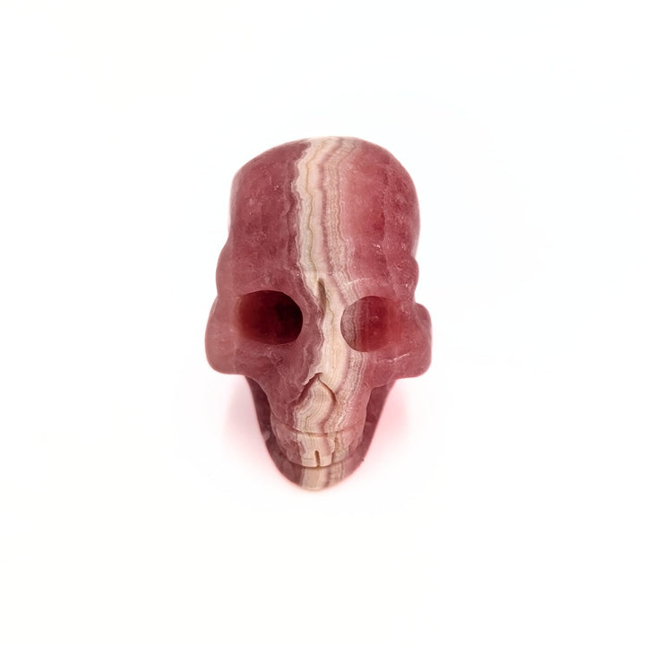 Small Rhodochrosite Skull Figurine