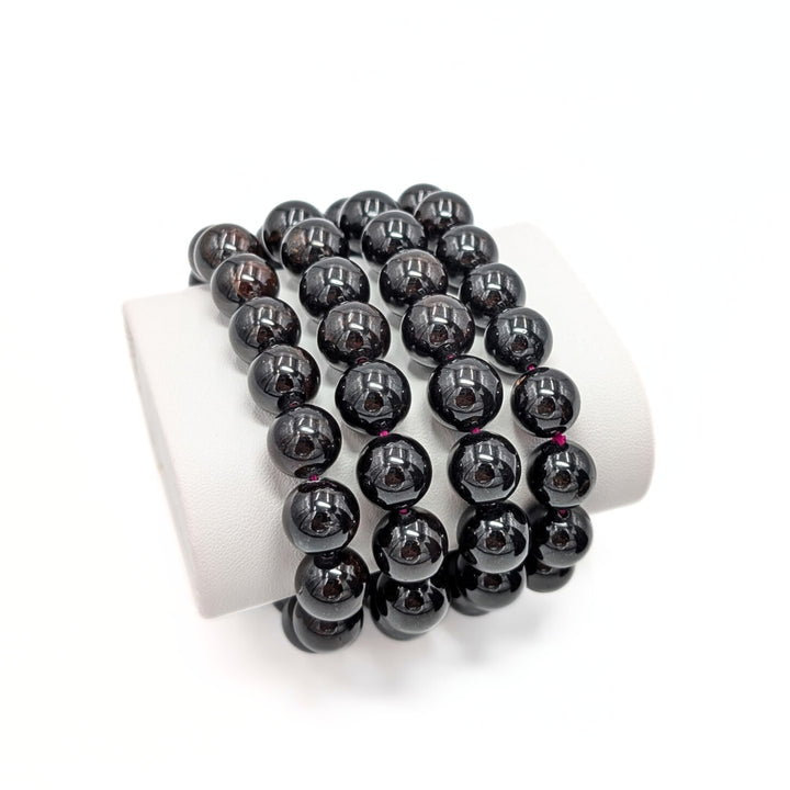 Star Garnet Beaded Bracelet – 13mm