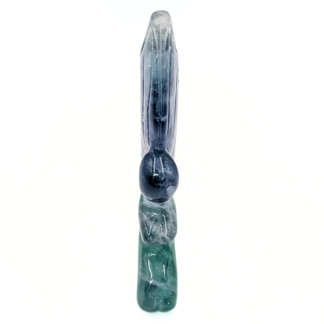 Rainbow Fluorite Fairy Carved Figurine