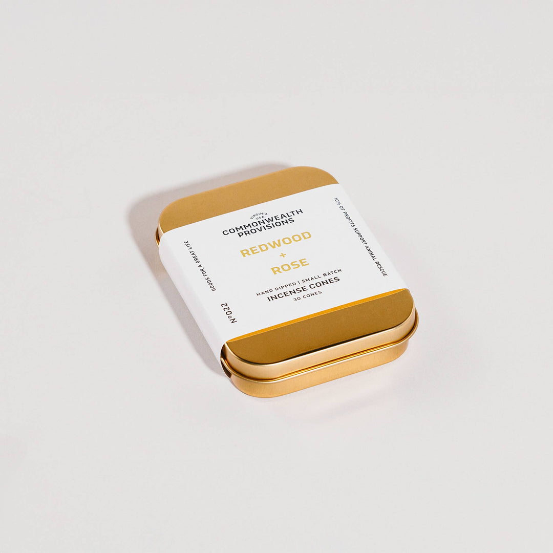 Redwood Rose Incense Cones – Commonwealth Provisions