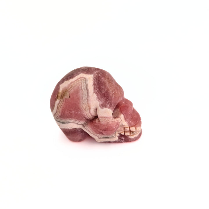 Small Rhodochrosite Skull Figurine