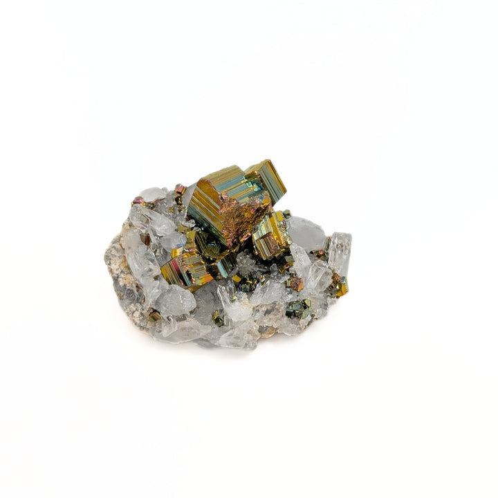 Rainbow Pyrite & Quartz Freeform