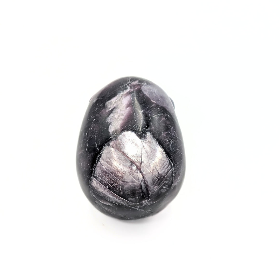 Purple Mica Carved Skull