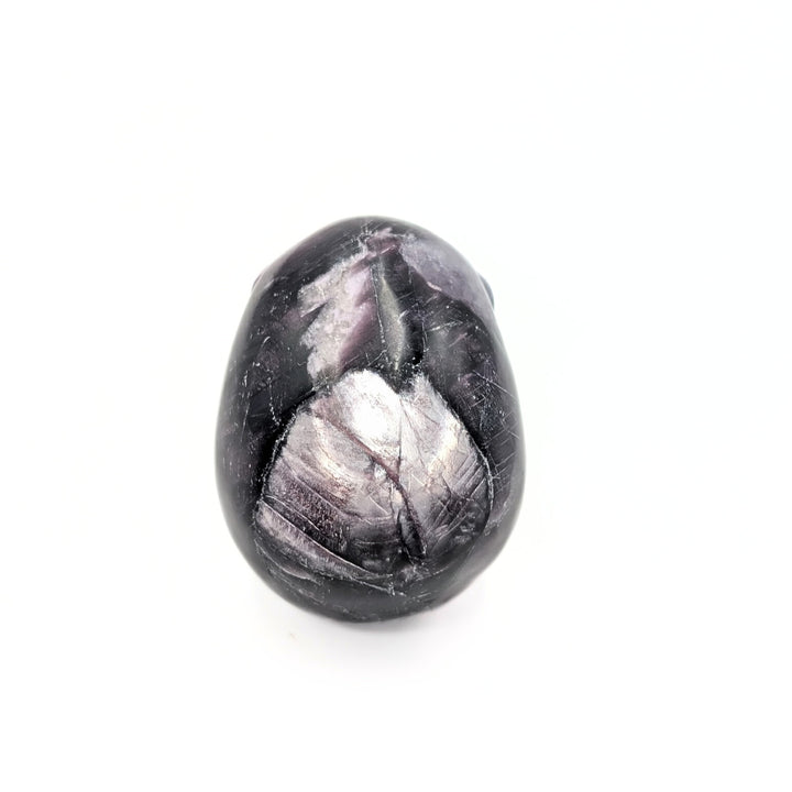 Purple Mica Carved Skull