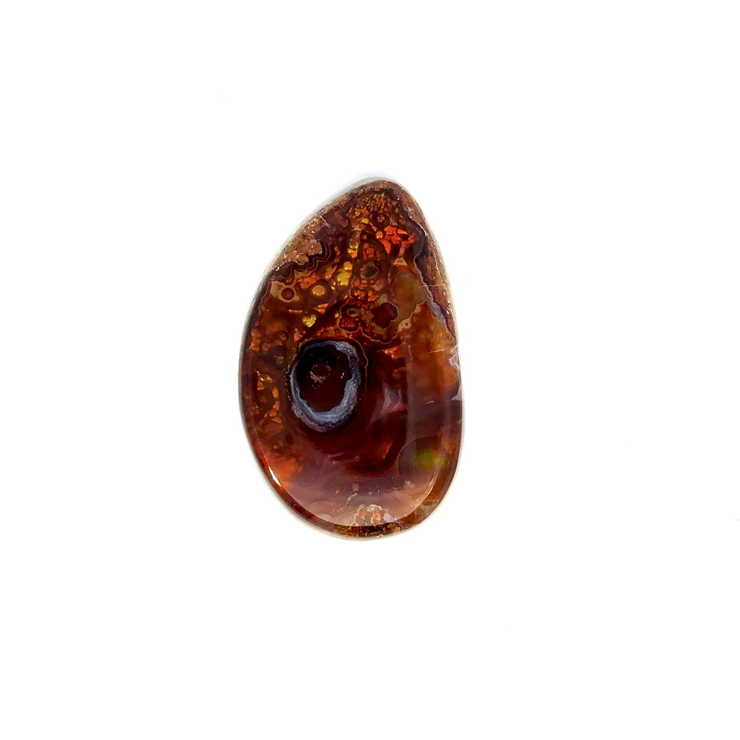Mexican Fire Agate Polished Cabochon