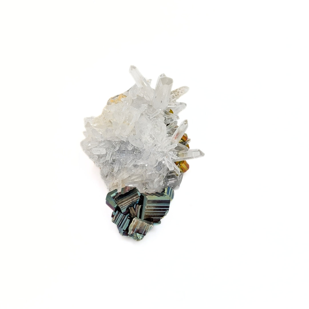 Rainbow Pyrite & Quartz Freeform