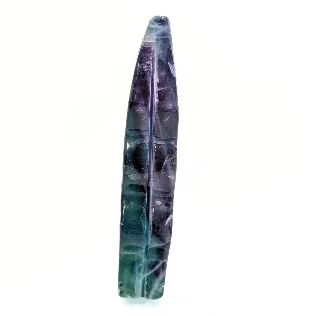 Rainbow Fluorite Fairy Carved Figurine