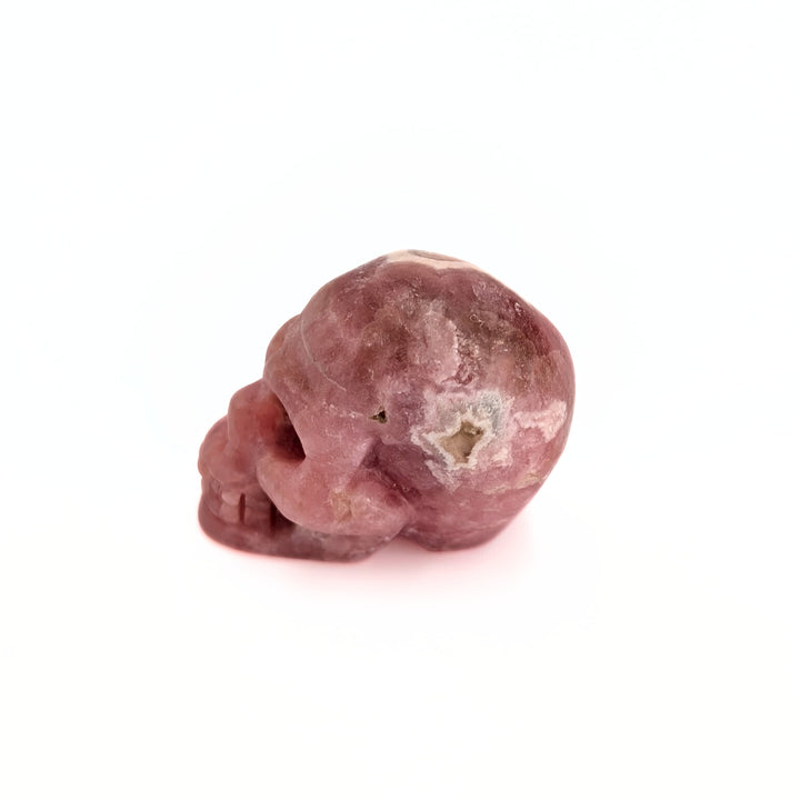 Small Rhodochrosite Skull Figurine