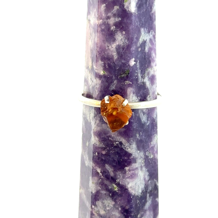Citrine Freeform Ring in Sterling Silver