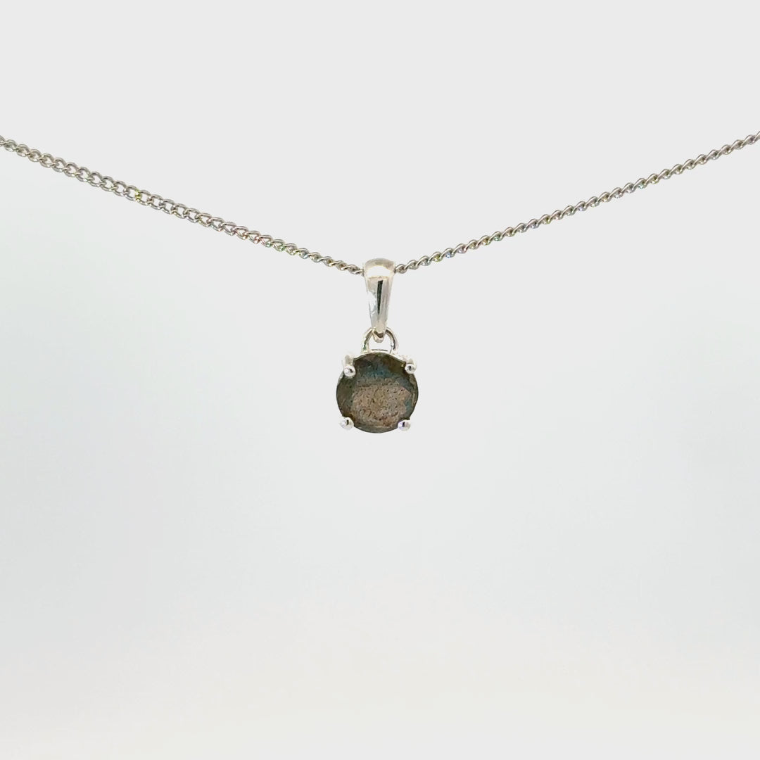 Labradorite Necklace in Sterling Silver