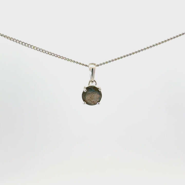Labradorite Necklace in Sterling Silver