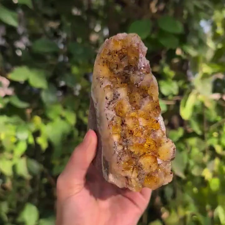 Brazilian Citrine Freeform Cluster