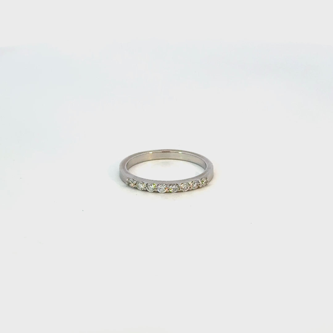 Diamond Bridal Set in 14K White Gold