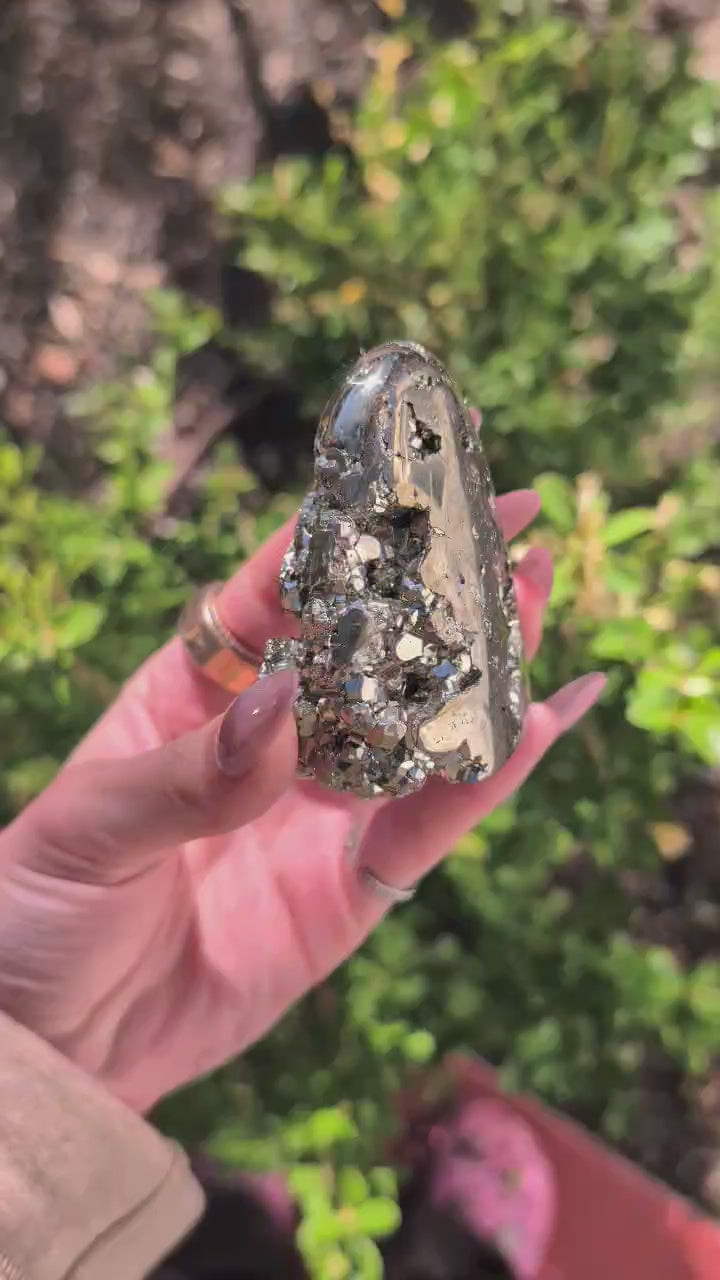 Polished Pyrite Freeform