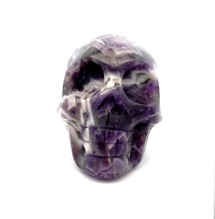 Chevron Amethyst Skull