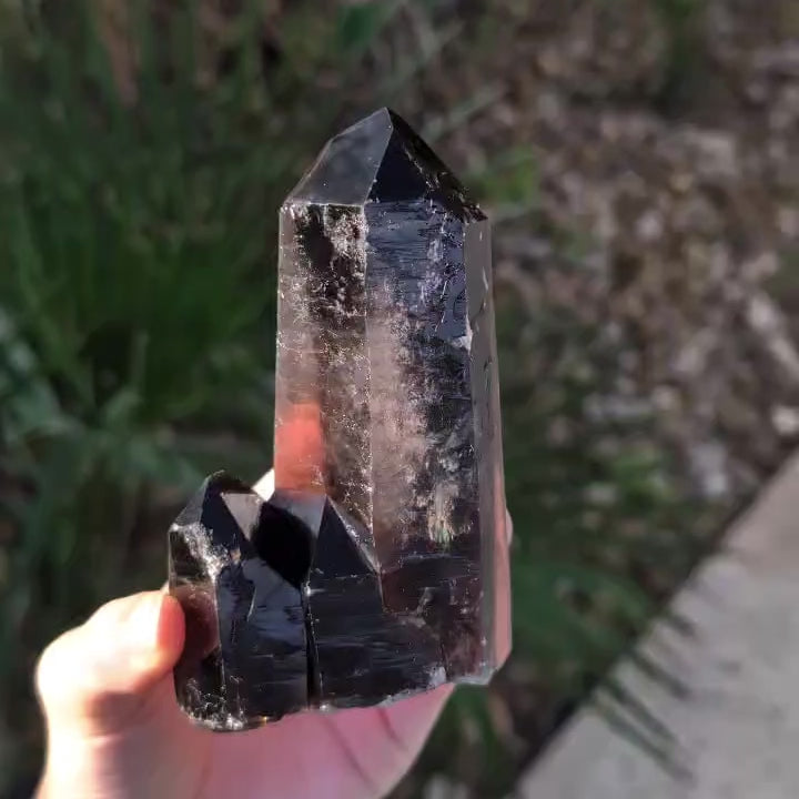 Brazilian Smoky Quartz Crystal Cluster