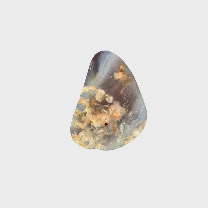 Mexican Fire Agate Polished Cabochon
