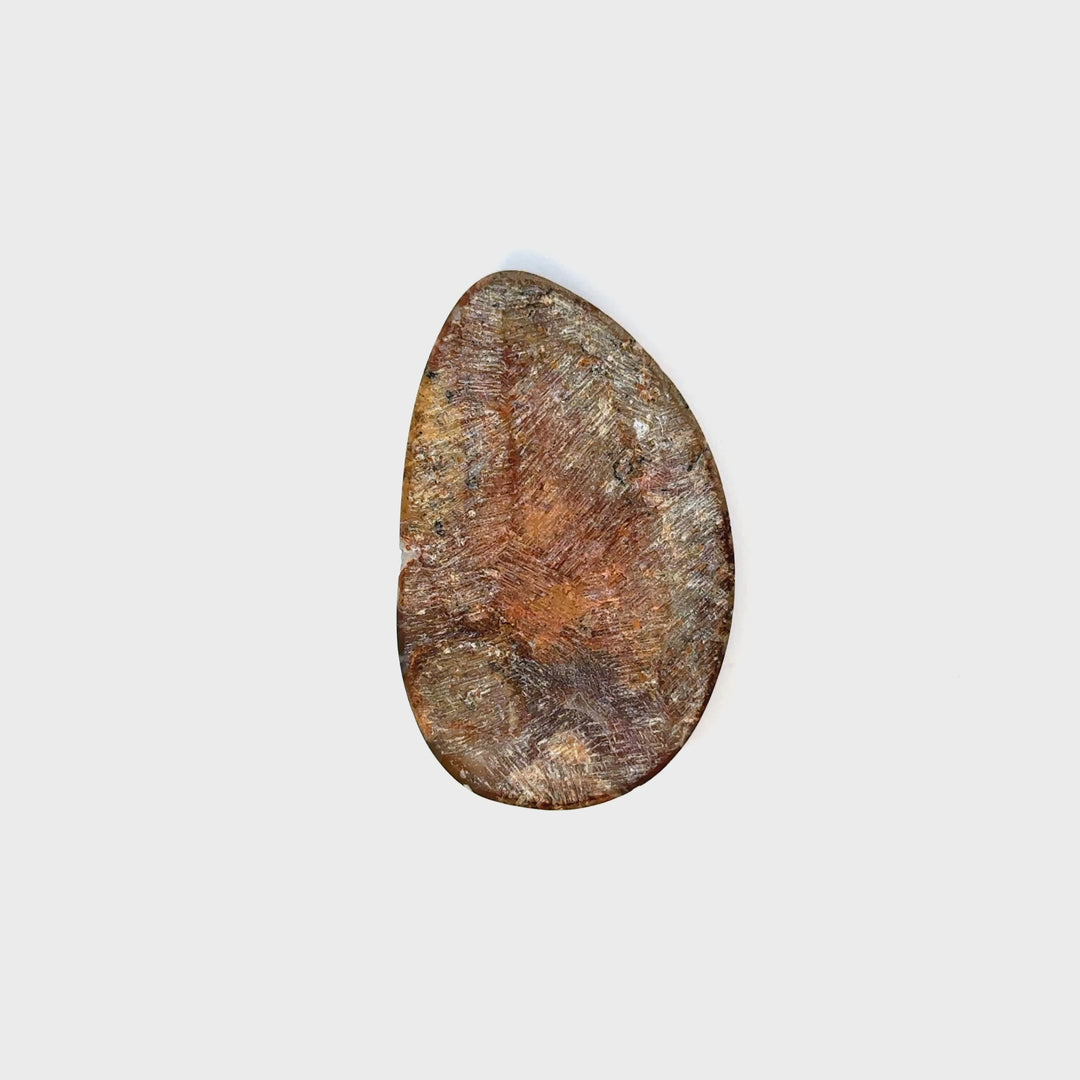 Mexican Fire Agate Polished Cabochon