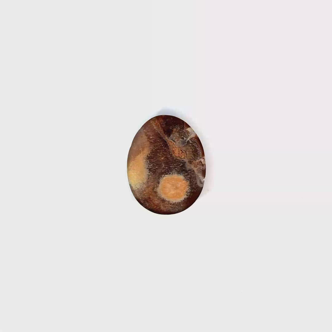 Mexican Fire Agate Polished Cabochon