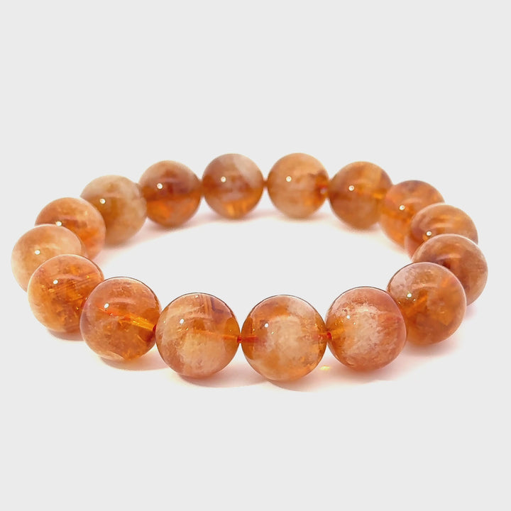 Citrine Polished Beaded Bracelet